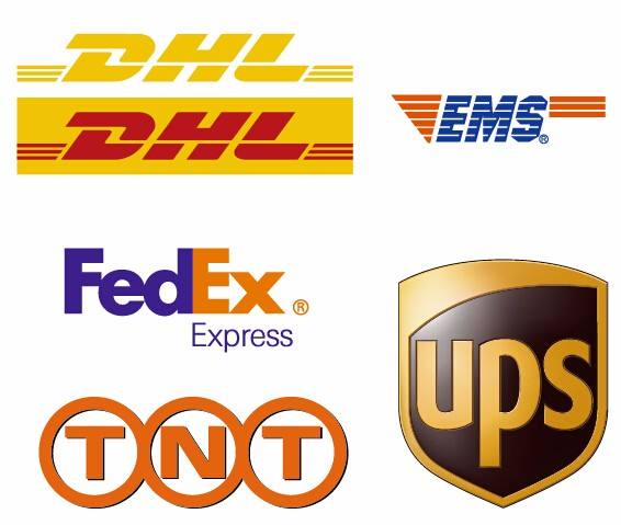 國際快遞：DHL/FEDEX/UPS/TNT/EMS